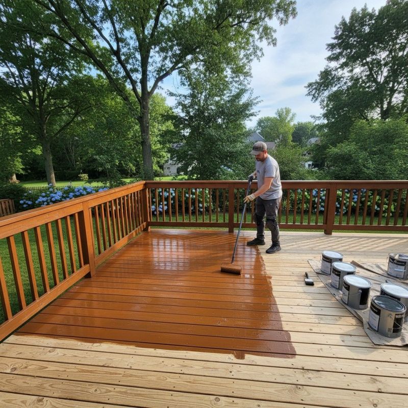 Wood Deck Staining Service